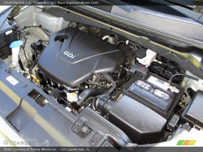 Titanium Gray / Black Diamond Woven Cloth 2014 Kia Soul 1.6