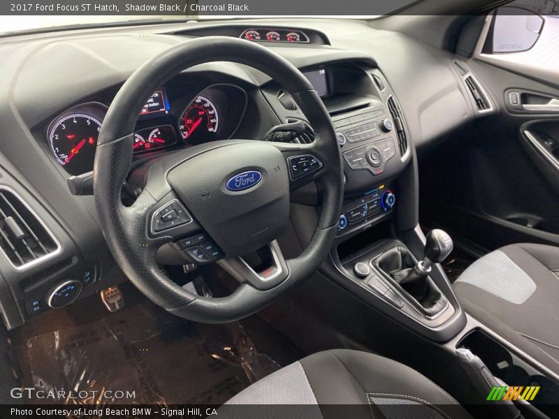  2017 Focus ST Hatch Charcoal Black Interior