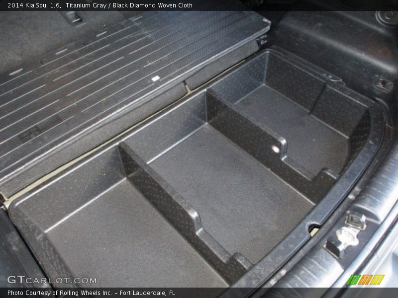 Titanium Gray / Black Diamond Woven Cloth 2014 Kia Soul 1.6