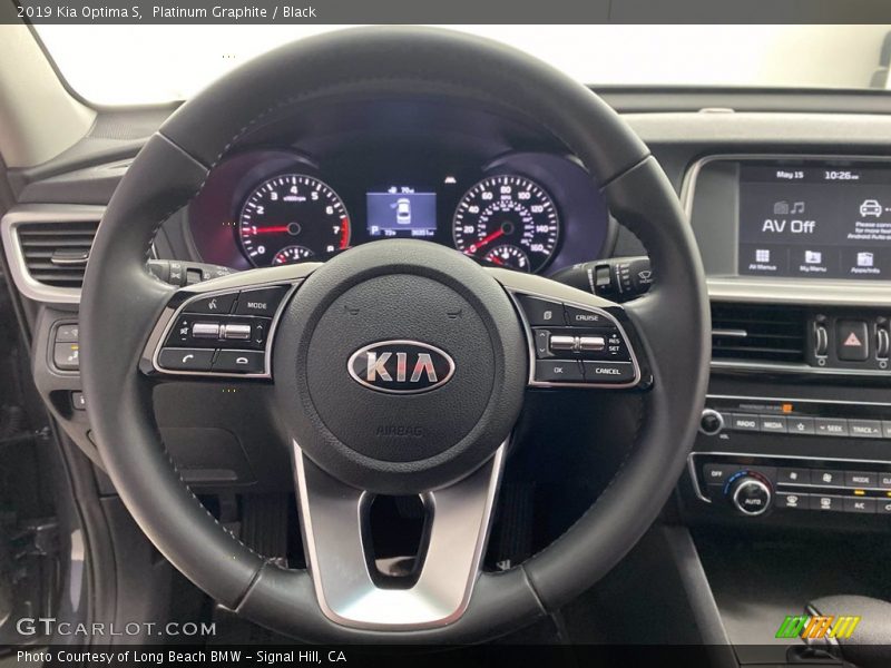 Platinum Graphite / Black 2019 Kia Optima S