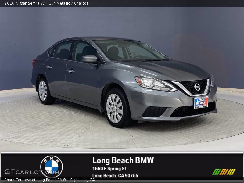 Gun Metallic / Charcoal 2016 Nissan Sentra SV