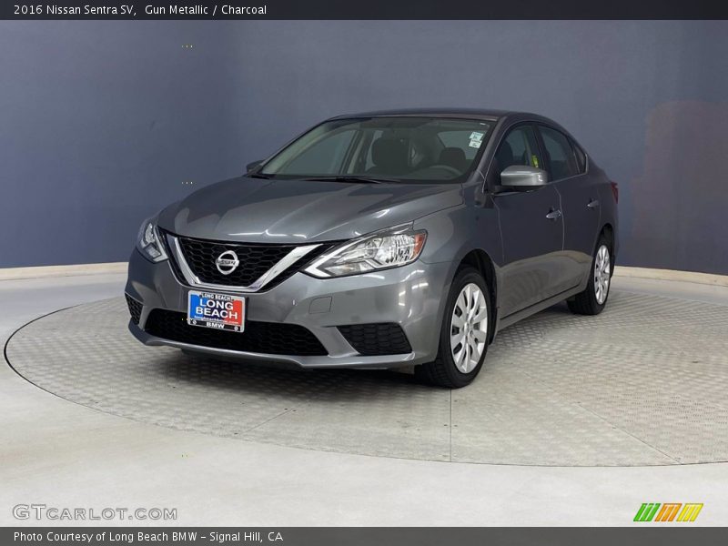 Gun Metallic / Charcoal 2016 Nissan Sentra SV