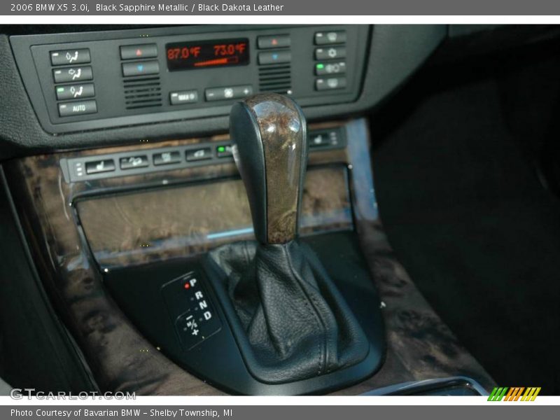 Black Sapphire Metallic / Black Dakota Leather 2006 BMW X5 3.0i