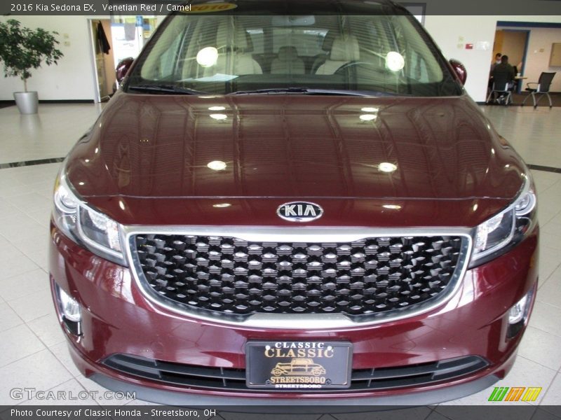 Venetian Red / Camel 2016 Kia Sedona EX