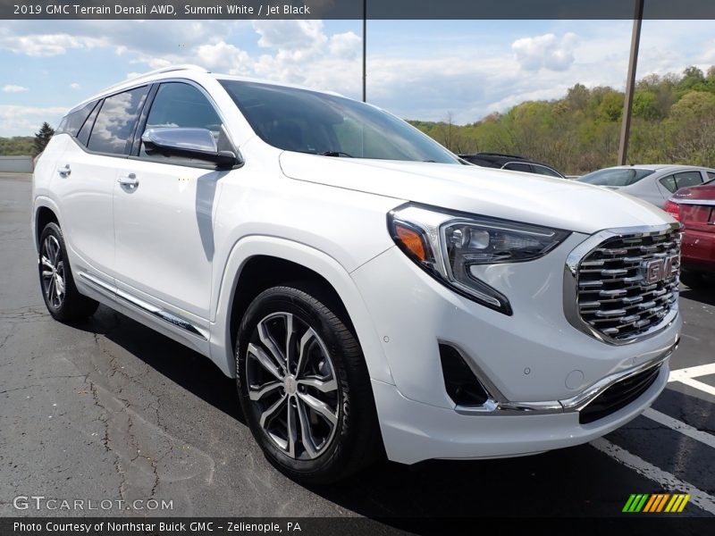 Summit White / Jet Black 2019 GMC Terrain Denali AWD