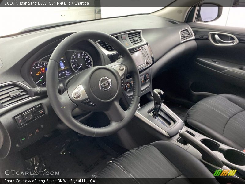  2016 Sentra SV Charcoal Interior