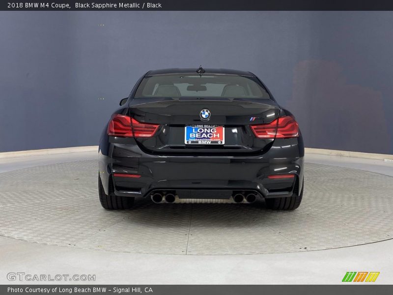 Black Sapphire Metallic / Black 2018 BMW M4 Coupe