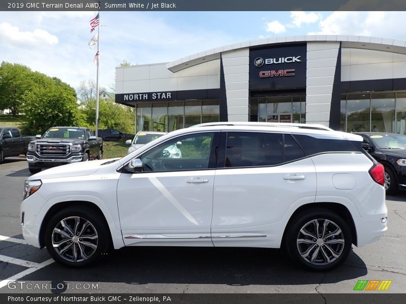 Summit White / Jet Black 2019 GMC Terrain Denali AWD