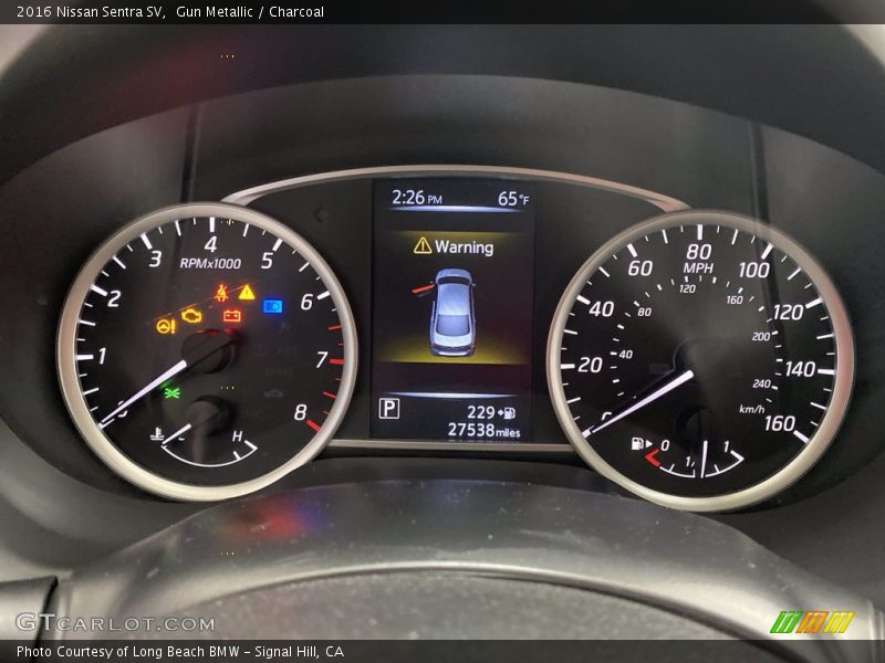  2016 Sentra SV SV Gauges