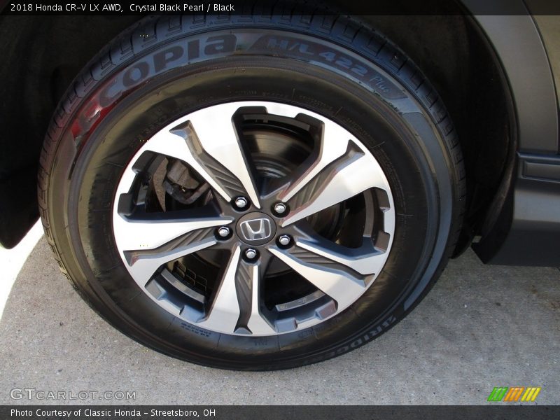Crystal Black Pearl / Black 2018 Honda CR-V LX AWD