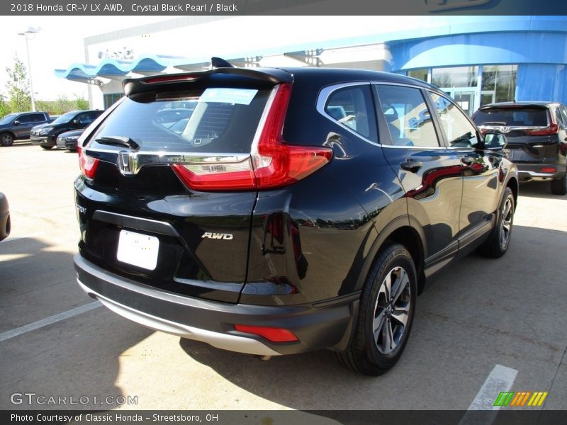 Crystal Black Pearl / Black 2018 Honda CR-V LX AWD