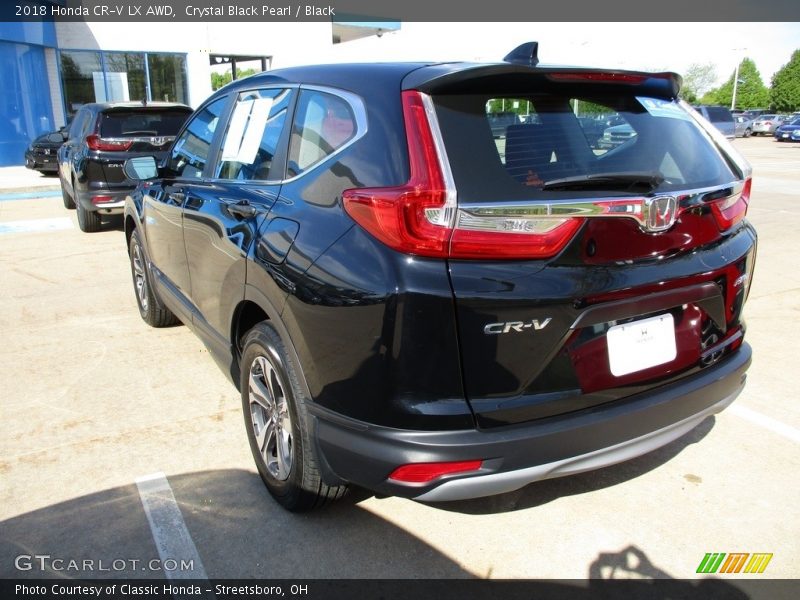Crystal Black Pearl / Black 2018 Honda CR-V LX AWD