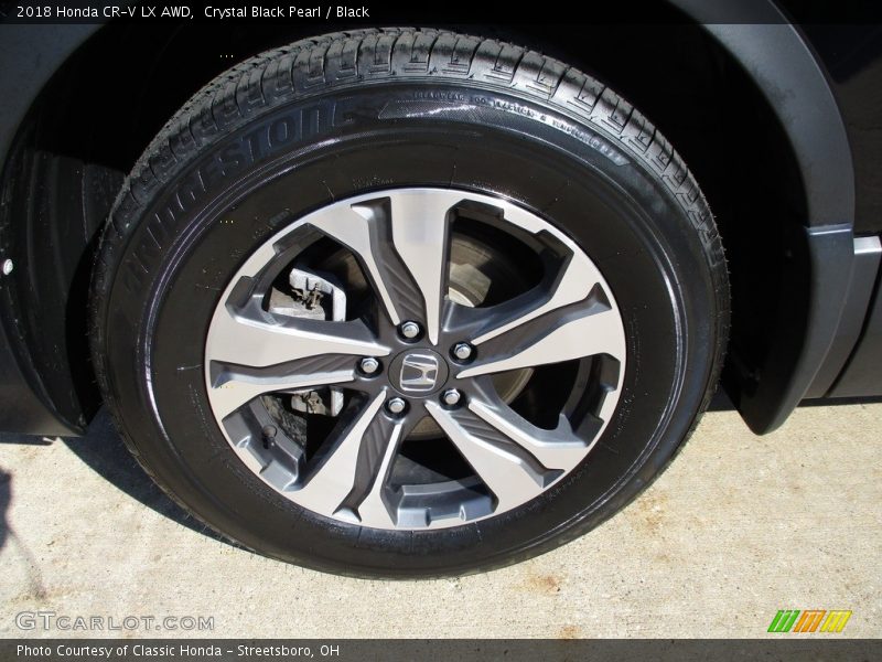 Crystal Black Pearl / Black 2018 Honda CR-V LX AWD
