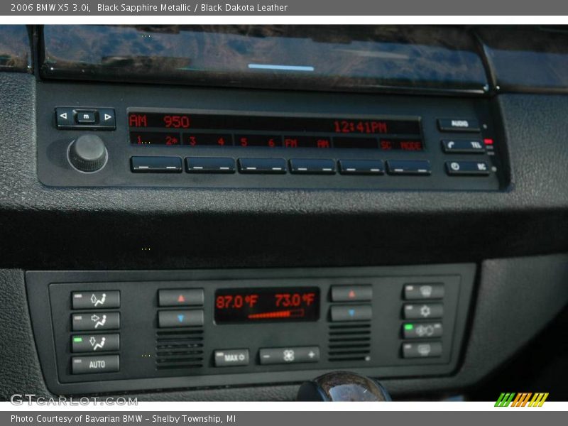 Black Sapphire Metallic / Black Dakota Leather 2006 BMW X5 3.0i