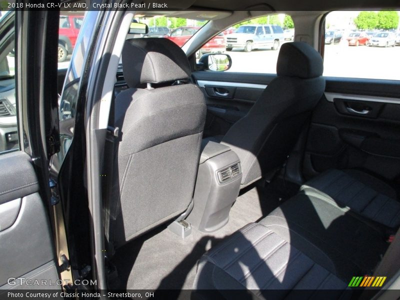Crystal Black Pearl / Black 2018 Honda CR-V LX AWD