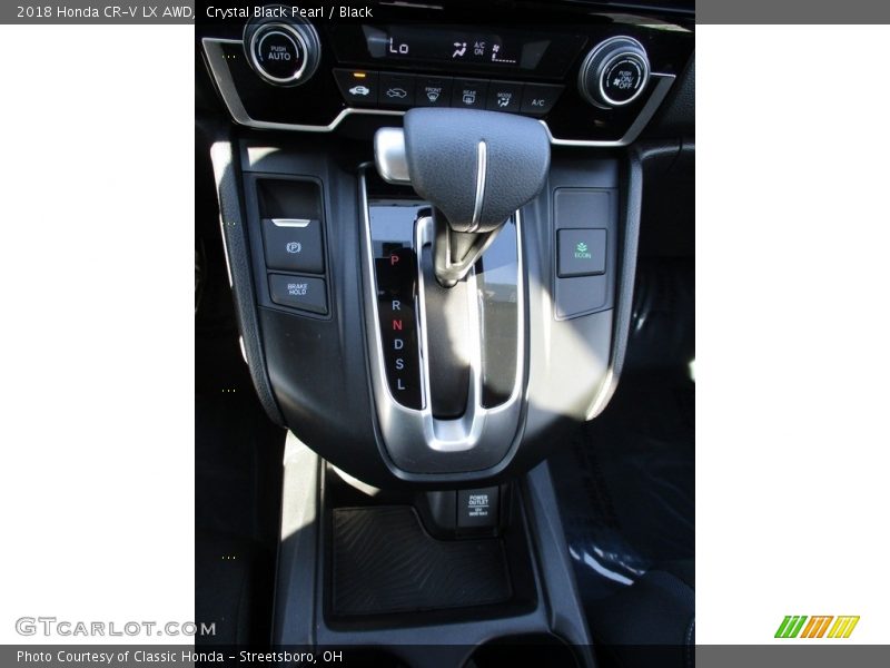 Crystal Black Pearl / Black 2018 Honda CR-V LX AWD