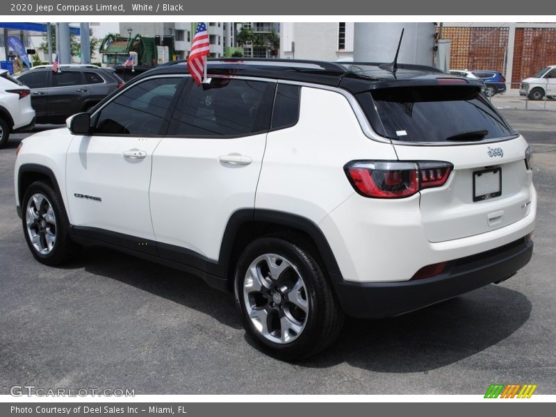 White / Black 2020 Jeep Compass Limted