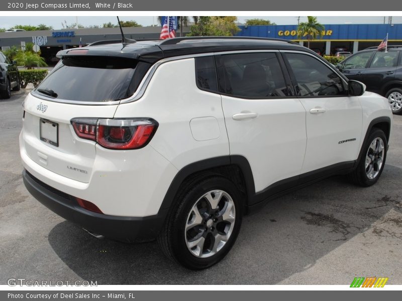White / Black 2020 Jeep Compass Limted