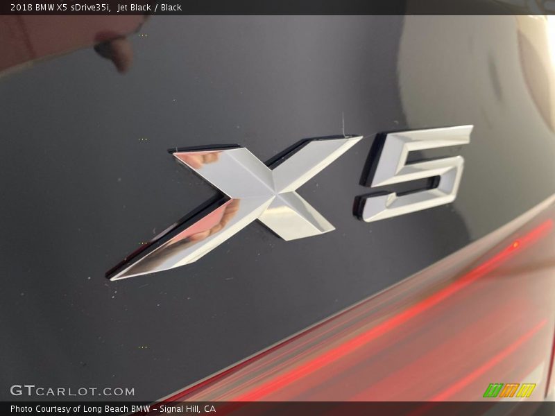 Jet Black / Black 2018 BMW X5 sDrive35i