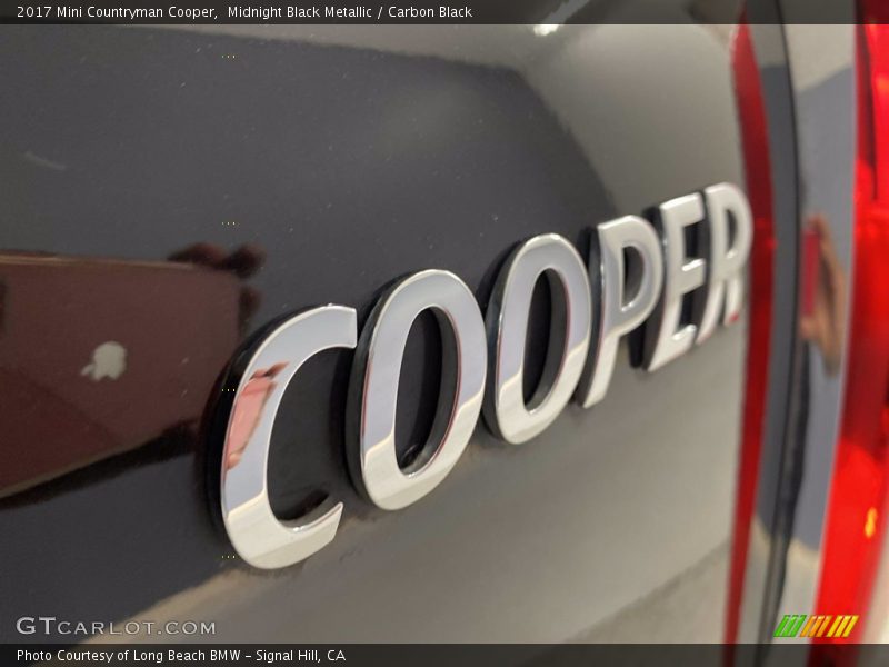 Midnight Black Metallic / Carbon Black 2017 Mini Countryman Cooper