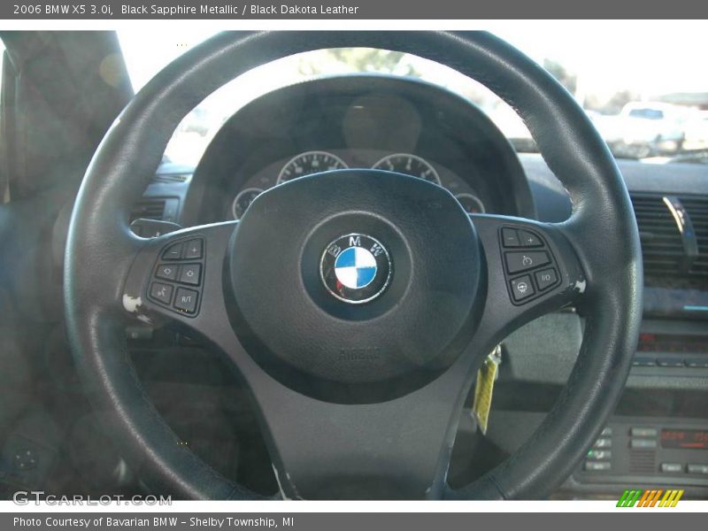 Black Sapphire Metallic / Black Dakota Leather 2006 BMW X5 3.0i