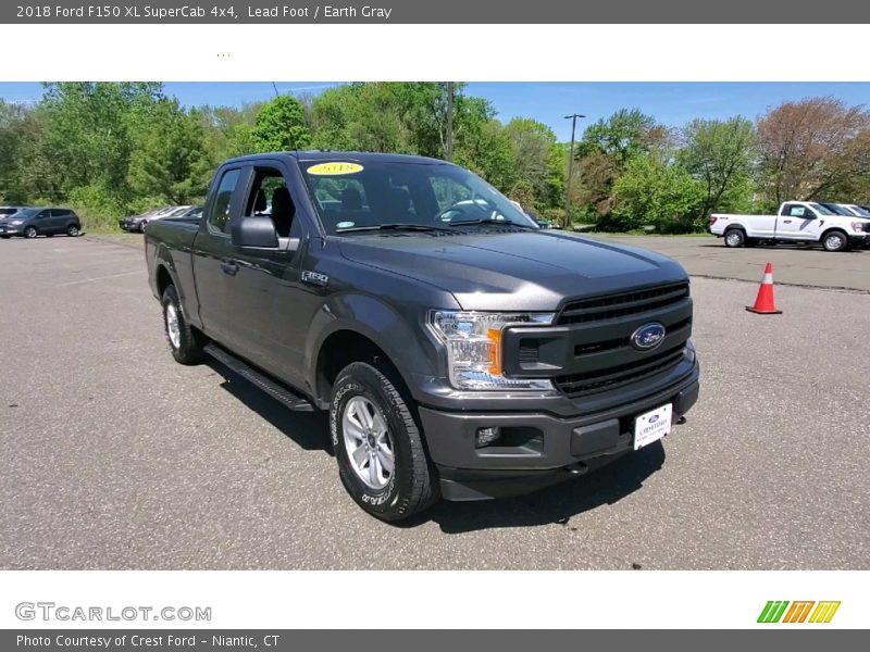 Lead Foot / Earth Gray 2018 Ford F150 XL SuperCab 4x4