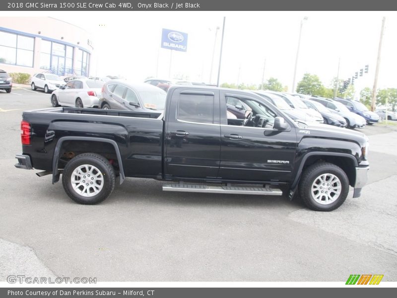 Onyx Black / Jet Black 2018 GMC Sierra 1500 SLE Crew Cab 4WD