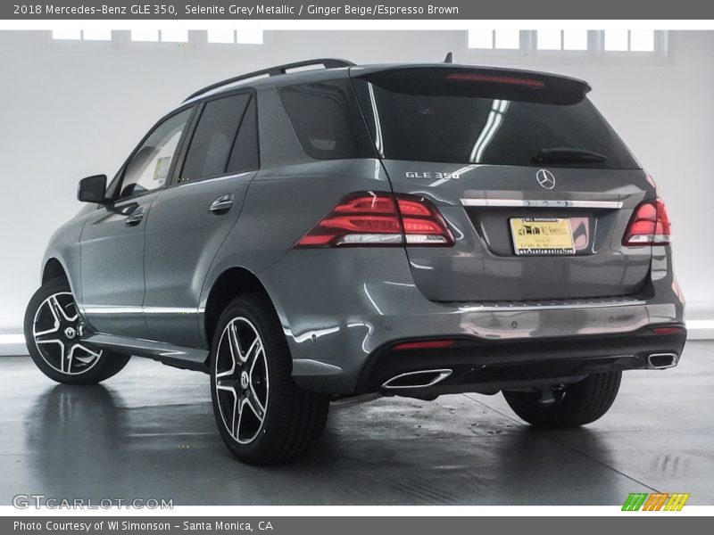 Selenite Grey Metallic / Ginger Beige/Espresso Brown 2018 Mercedes-Benz GLE 350