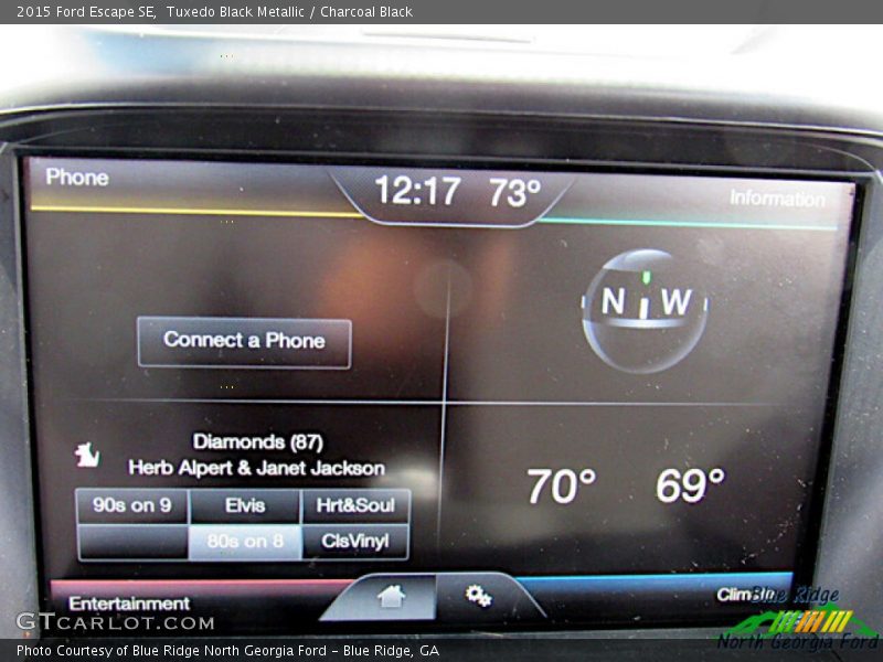 Tuxedo Black Metallic / Charcoal Black 2015 Ford Escape SE