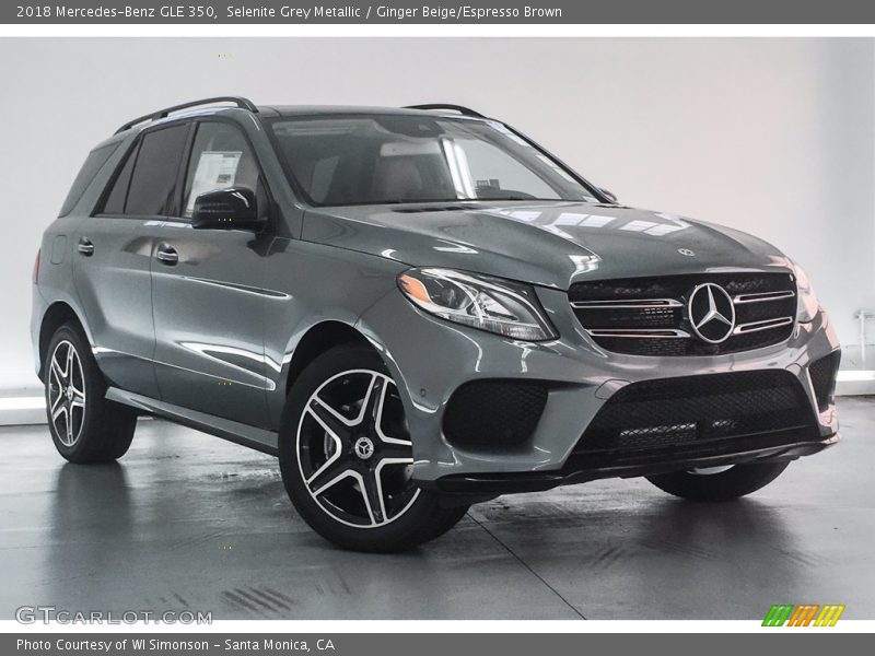 Selenite Grey Metallic / Ginger Beige/Espresso Brown 2018 Mercedes-Benz GLE 350