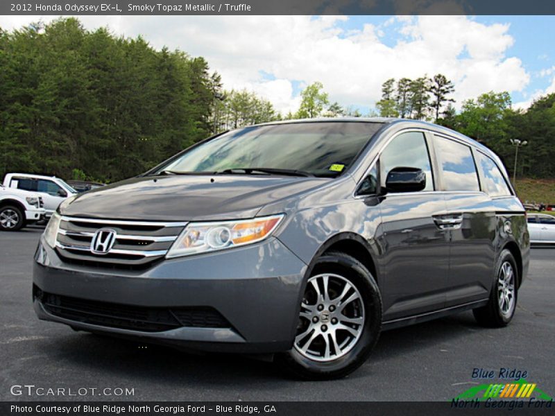 Smoky Topaz Metallic / Truffle 2012 Honda Odyssey EX-L