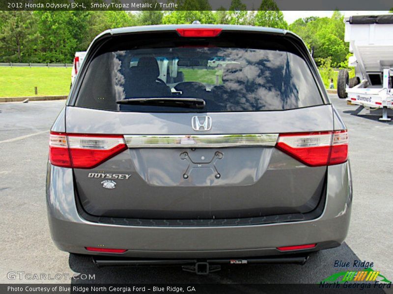 Smoky Topaz Metallic / Truffle 2012 Honda Odyssey EX-L