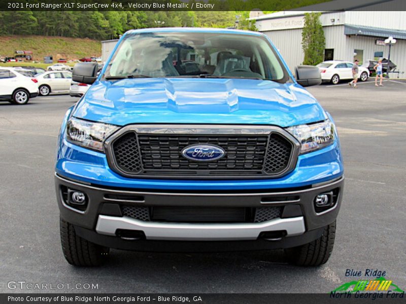 Velocity Blue Metallic / Ebony 2021 Ford Ranger XLT SuperCrew 4x4