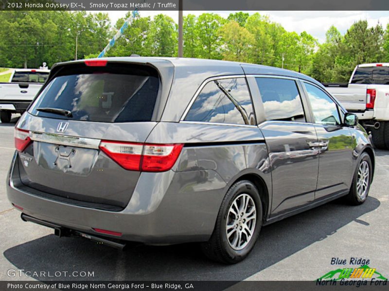Smoky Topaz Metallic / Truffle 2012 Honda Odyssey EX-L
