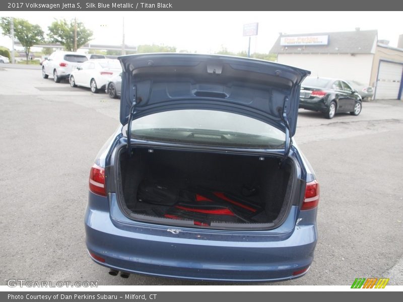 Silk Blue Metallic / Titan Black 2017 Volkswagen Jetta S