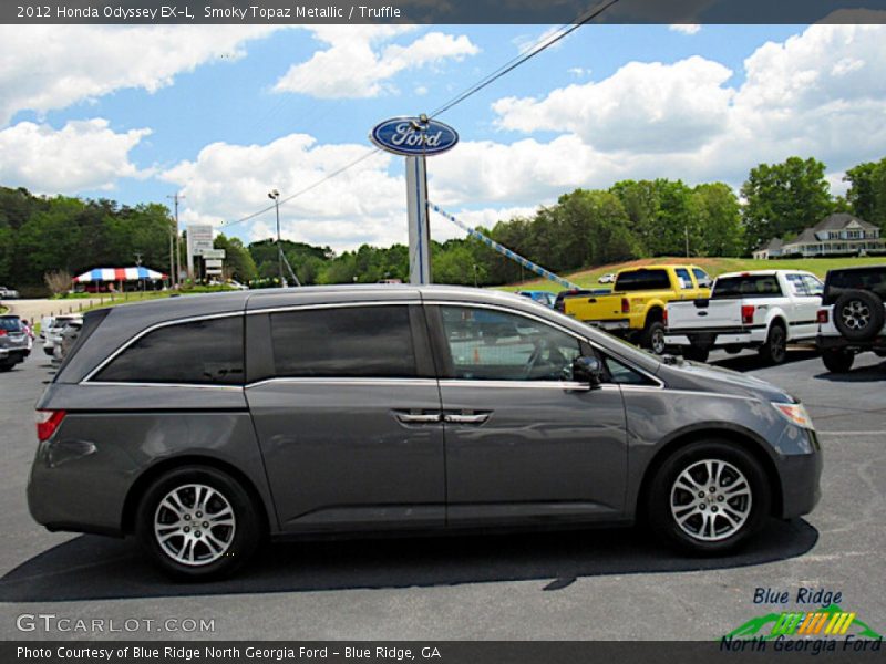Smoky Topaz Metallic / Truffle 2012 Honda Odyssey EX-L