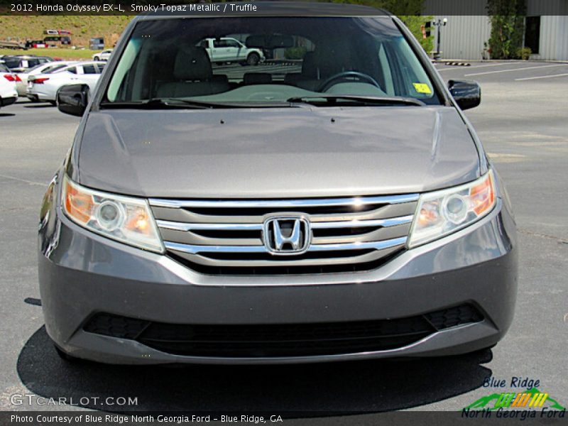 Smoky Topaz Metallic / Truffle 2012 Honda Odyssey EX-L