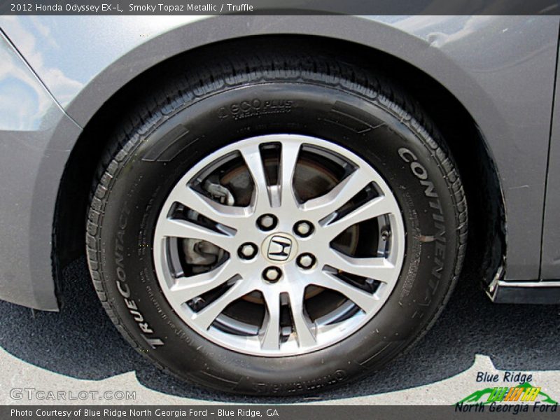 Smoky Topaz Metallic / Truffle 2012 Honda Odyssey EX-L