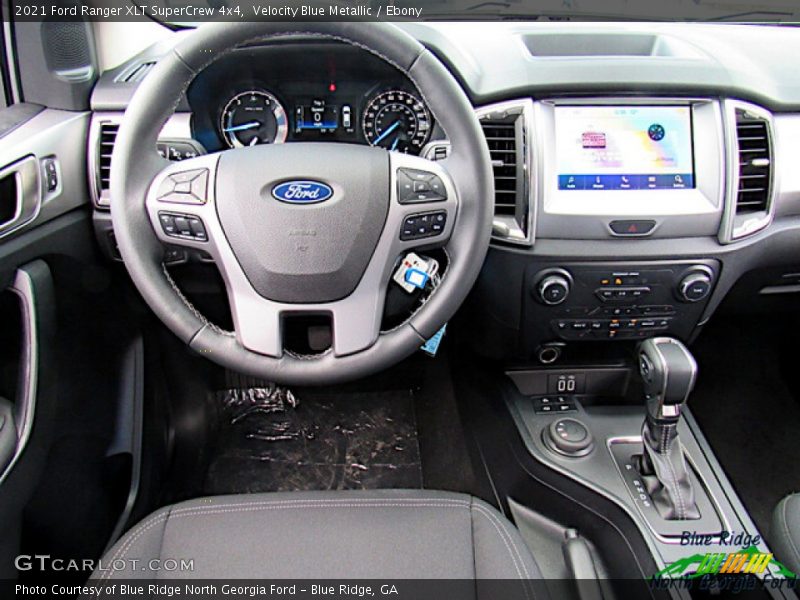 Velocity Blue Metallic / Ebony 2021 Ford Ranger XLT SuperCrew 4x4