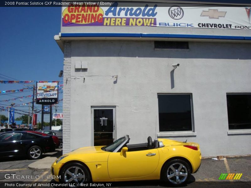 Mean Yellow / Ebony 2008 Pontiac Solstice GXP Roadster