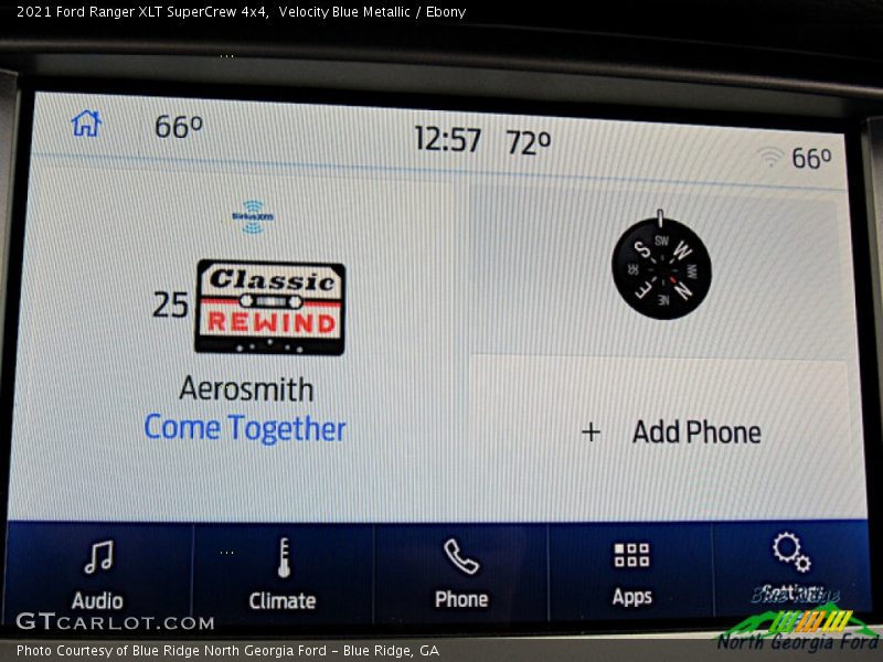 Velocity Blue Metallic / Ebony 2021 Ford Ranger XLT SuperCrew 4x4