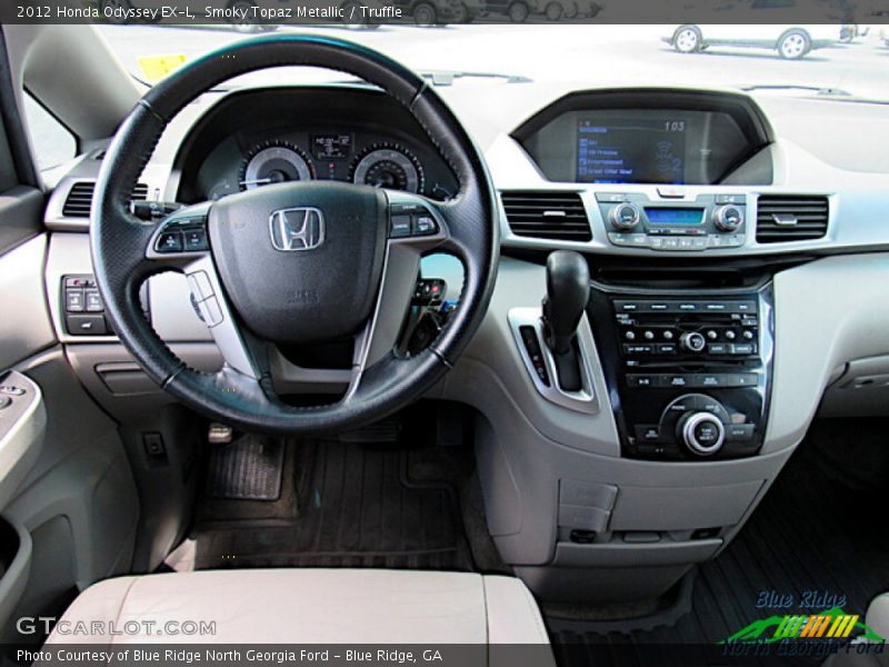 Smoky Topaz Metallic / Truffle 2012 Honda Odyssey EX-L