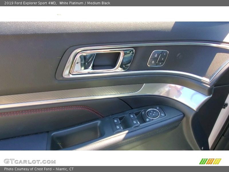 White Platinum / Medium Black 2019 Ford Explorer Sport 4WD