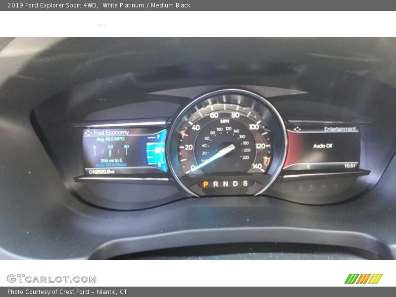 White Platinum / Medium Black 2019 Ford Explorer Sport 4WD