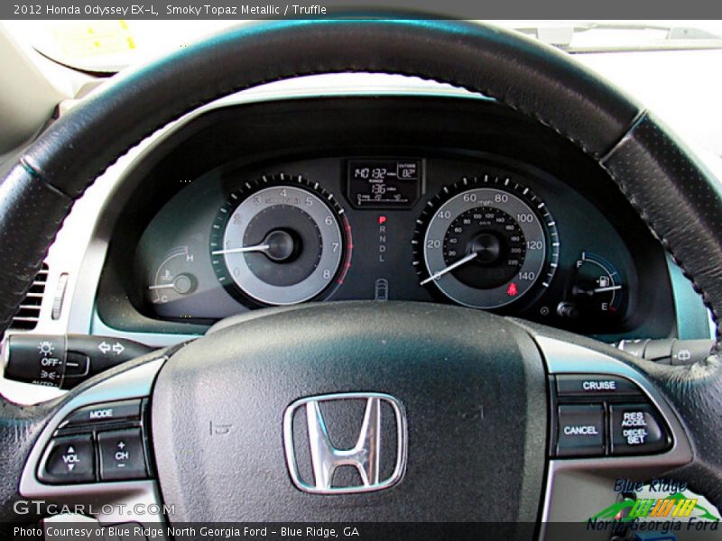 Smoky Topaz Metallic / Truffle 2012 Honda Odyssey EX-L