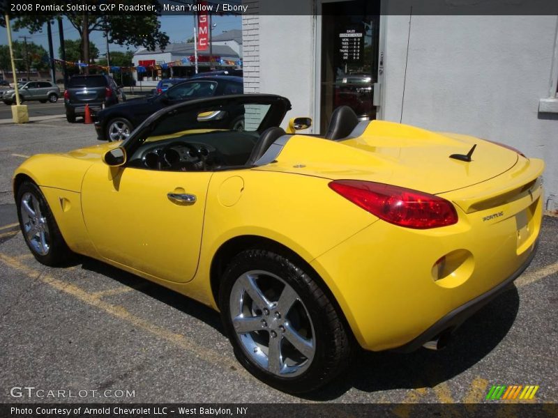 Mean Yellow / Ebony 2008 Pontiac Solstice GXP Roadster