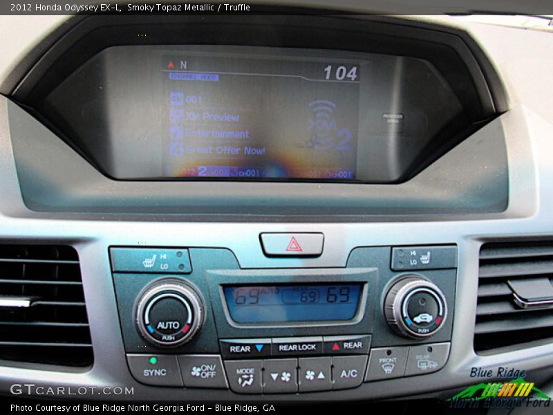 Smoky Topaz Metallic / Truffle 2012 Honda Odyssey EX-L