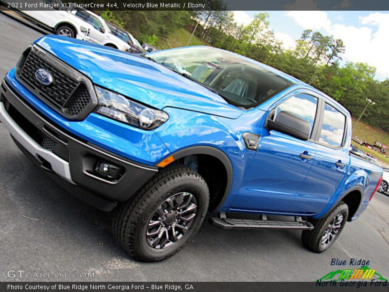 Velocity Blue Metallic / Ebony 2021 Ford Ranger XLT SuperCrew 4x4