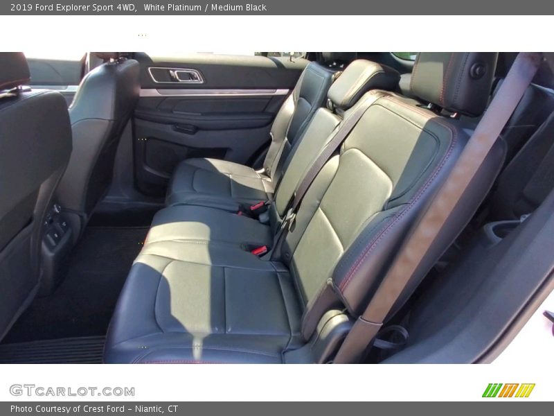 White Platinum / Medium Black 2019 Ford Explorer Sport 4WD