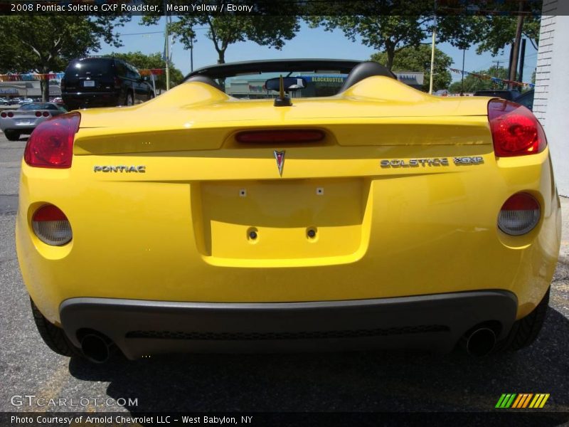 Mean Yellow / Ebony 2008 Pontiac Solstice GXP Roadster